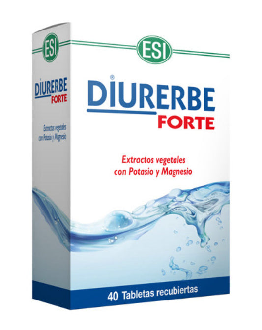 Diurerbe Forte ESI 40 comprimidos diurético natural para piernas cansadas