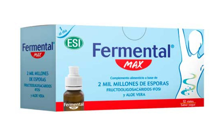 Fermental Max 12 Viales Probiótico Prebiótico Intestinal ESI