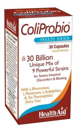 Coliprobio Probiótico Salud Digestiva con Bifidobacterias y Lactobacilos 30 Cápsulas