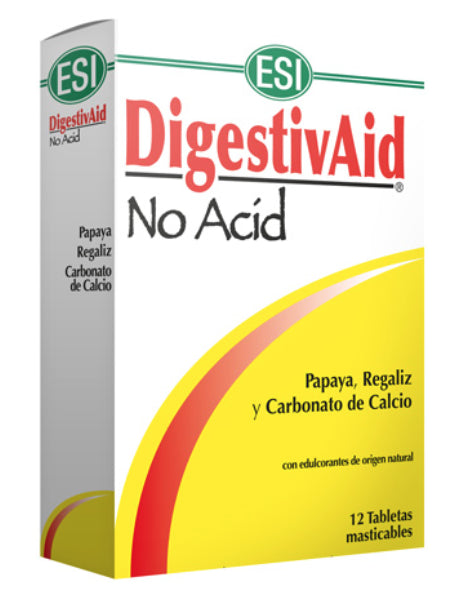 Digestivaid No Acid ESI: antiácido natural de coral y papaya