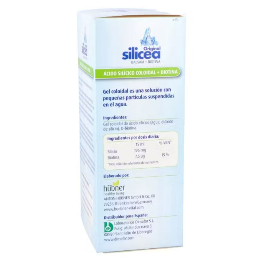 Balsamo Silicea Biotina Vegan Bio 500ml Hubner