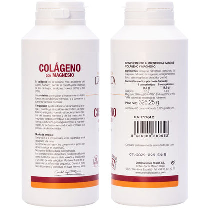 Colágeno con magnesio familiar 450 comprimidos Ana María Lajusticia