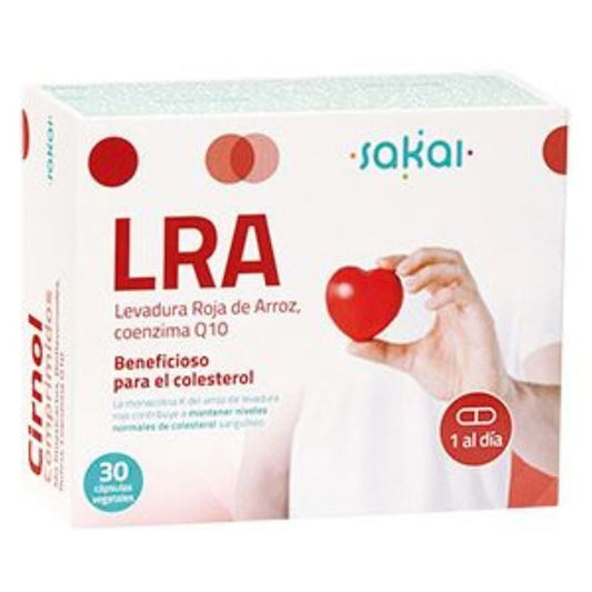 LRA Levadura Roja de Arroz Coenzima Q10 Colesterol 30caps Sakai
