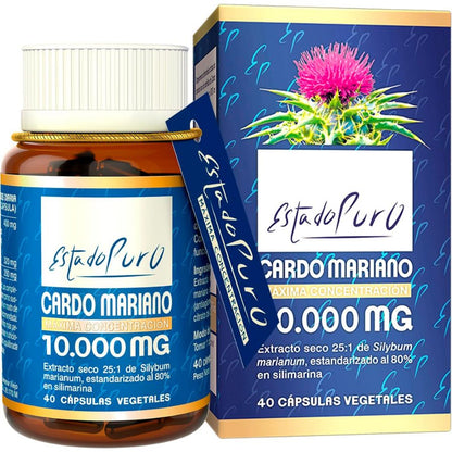 Cardo Mariano 10000mg Estado Puro 40caps Tong-Il