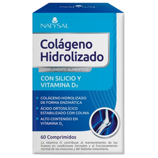 Colageno Hidrolizado con Silicio y Vitamina D 60comp Natysal