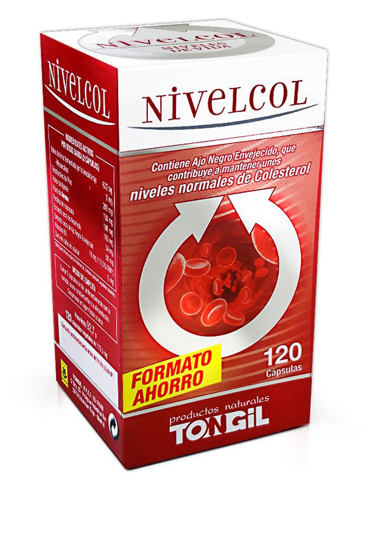 Nivelcol Tongil 120 cápsulas para reducir colesterol naturalmente