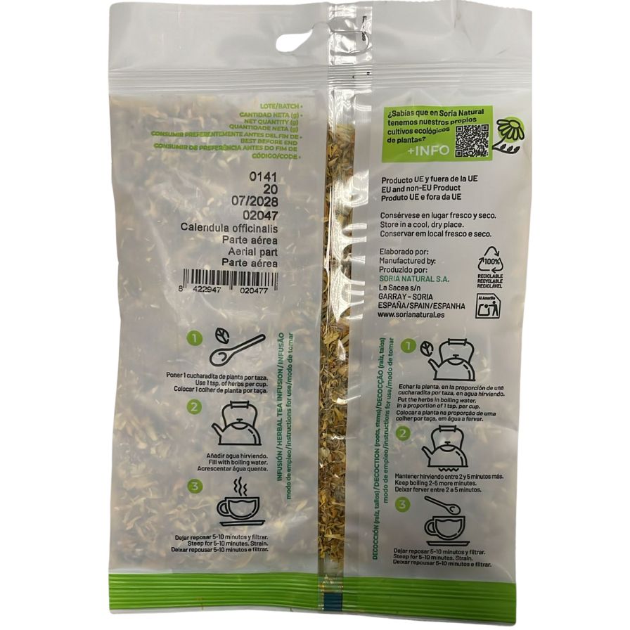 Calendula Bolsa 20g Soria Natural