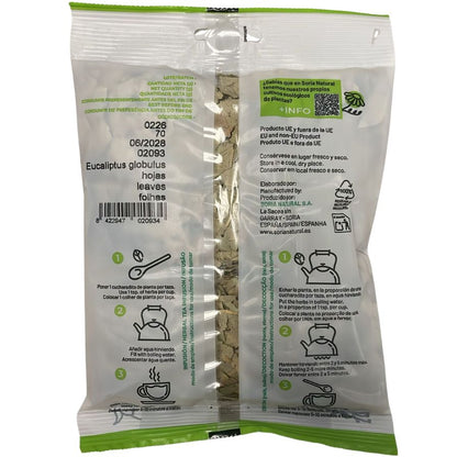 Eucalipto Hierba Hojas 70g Soria Natural