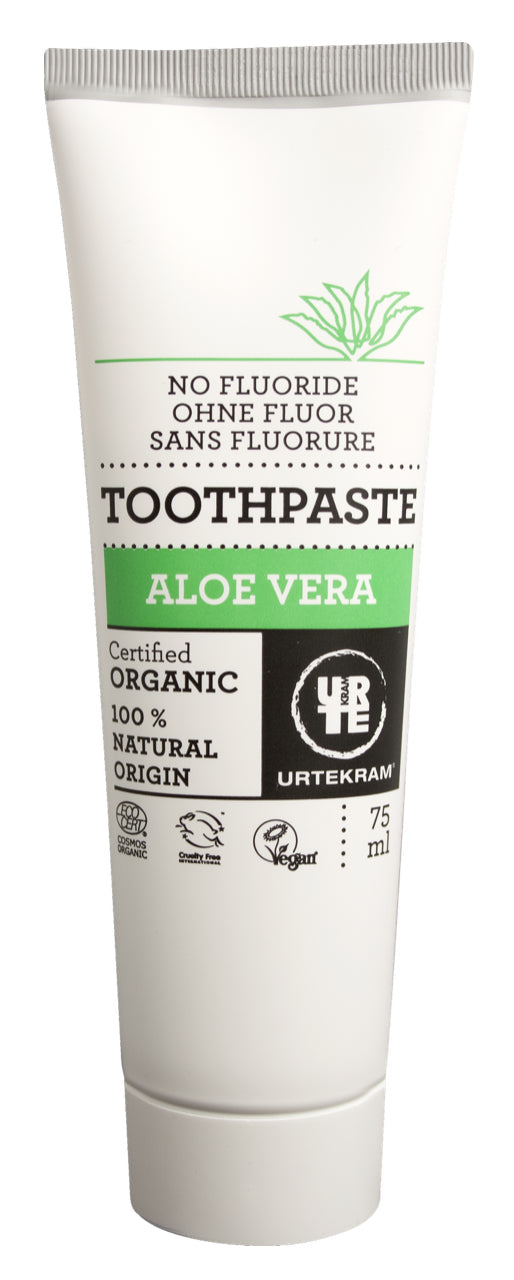 Pasta de Dientes Aloe Vera Urtekram 75 ml Naranja