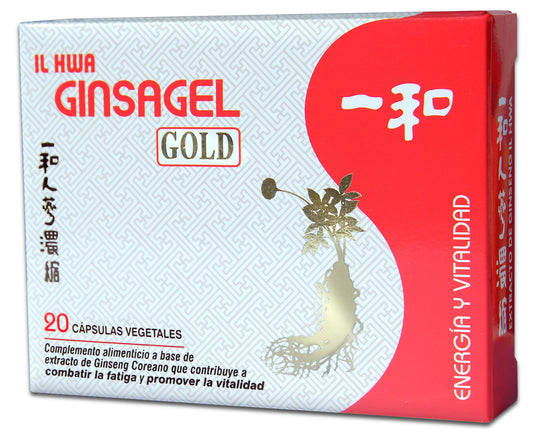Ginsagel Gold de Tongil – 20 Cápsulas de Ginseng Premium