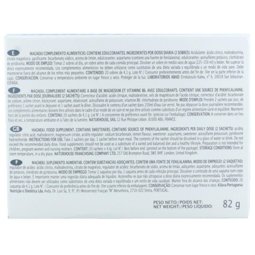 Magneki Stick Polvo 150Mg 20 Sobres Abad