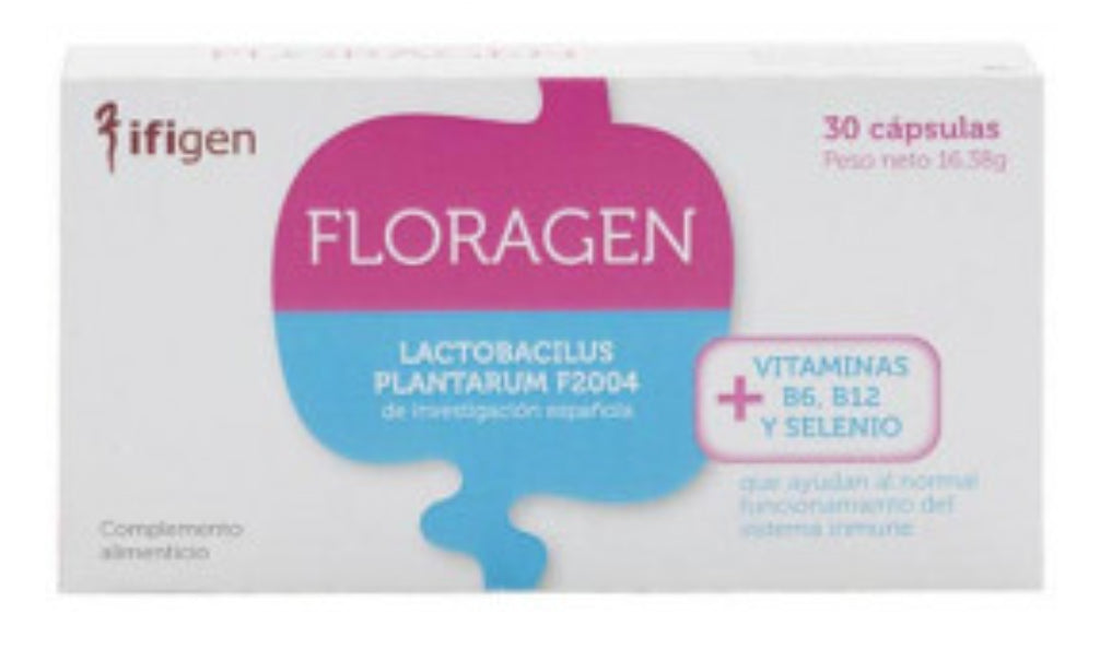 Floragen Ifigen Probiótico 30 Cápsulas para Equilibrio Intestinal