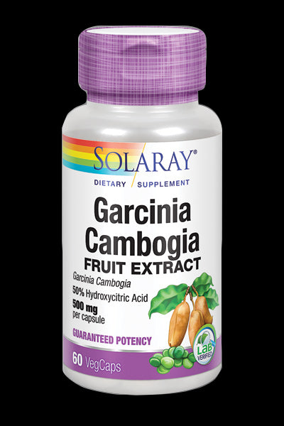 Suplemento Garcinia Cambogia 500 mg Solaray – 60 Cápsulas Naturales