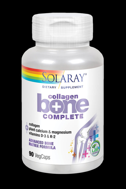 Colágeno Bone Complete Solaray 90 Cápsulas Fortalecen Huesos