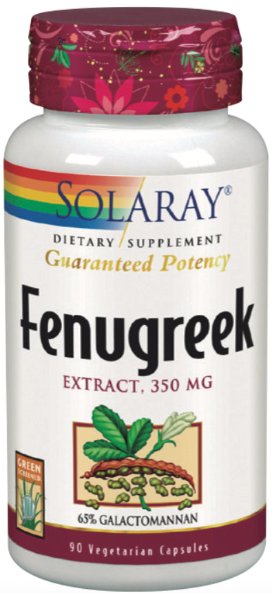 Fenogreco Solaray 90 Cápsulas – Suplemento Natural para Digestión y Metabolismo