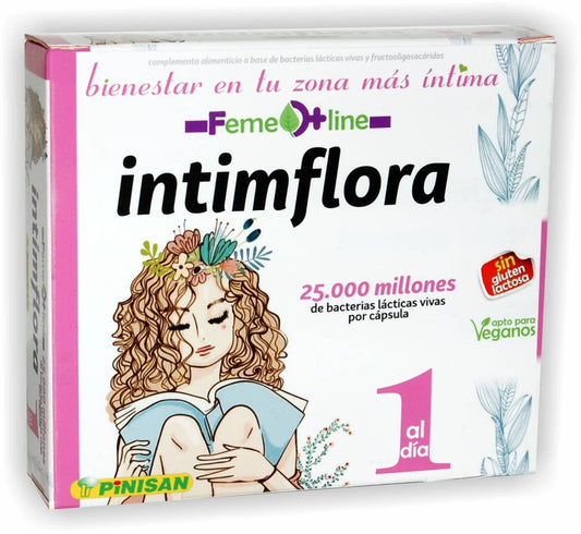 Intimflora Pinisan Probiótico Vaginal 20 Cápsulas para Equilibrio