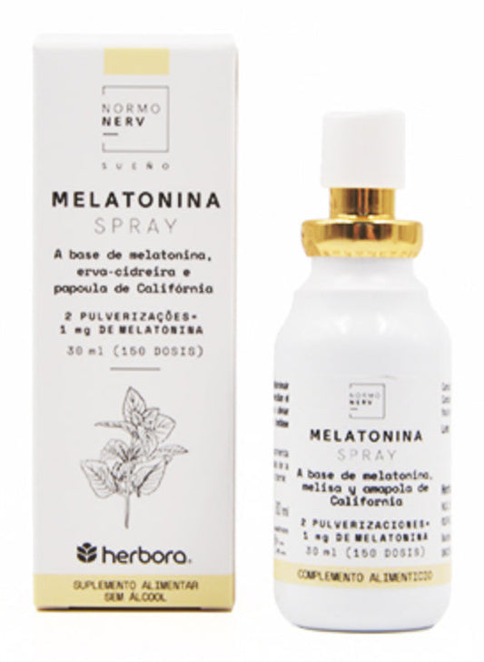 Spray de Melatonina Herbora 30 ml – Sueño Rápido y Relajante