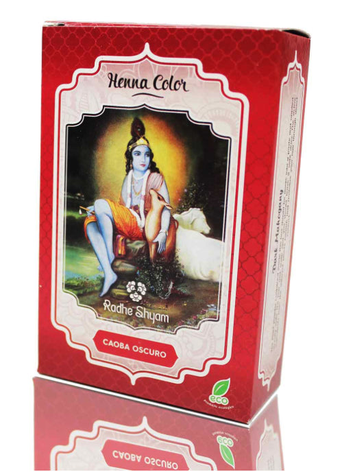 Henna Caoba Oscuro 100g - Color Natural para Cabello