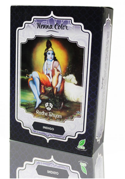 Henna Indigo Radhe Shyam 100g Coloración Natural para Cabello