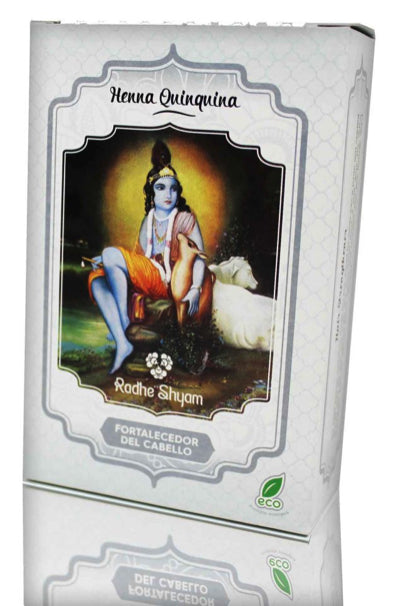 Henna Quinquina Natural Radhe Shyam 100g para Coloración de Cabello