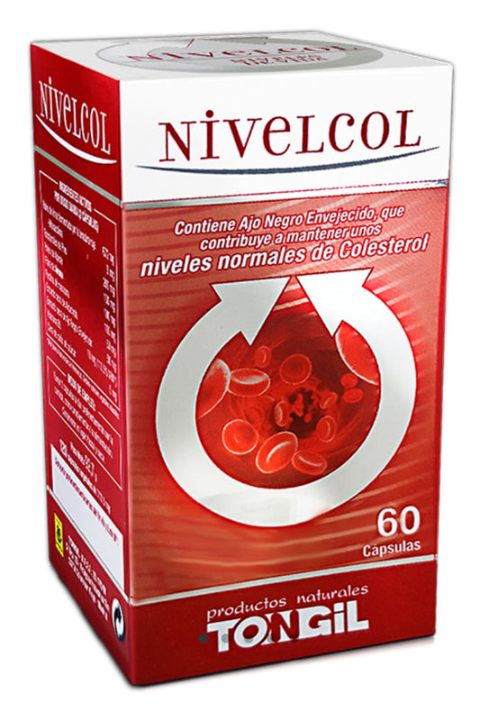 Nivelcol Tongil 60 Cápsulas Reducción Natural de Colesterol Alto