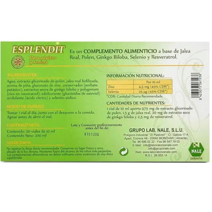 Esplendit Antiox Plus 20 Viales Nale