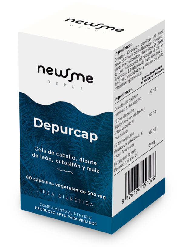 Depurcap Herbora 60 cápsulas detox hepático renal natural