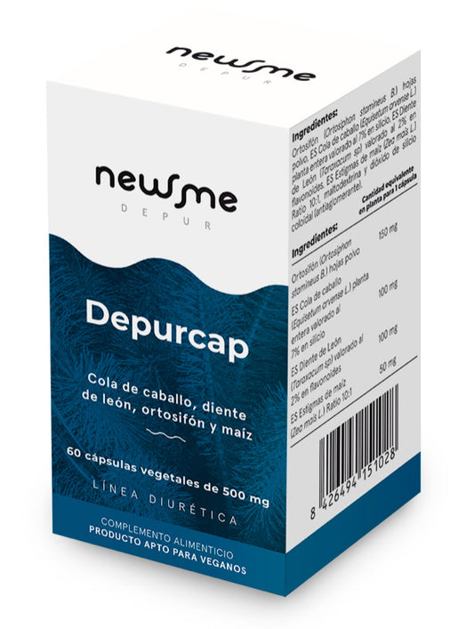 Depurcap Herbora 60 cápsulas detox hepático renal natural