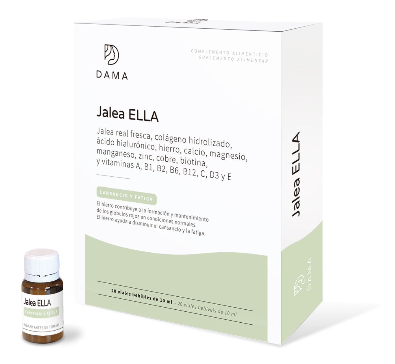 Jalea Real Ella de Herbora - 20 Viales Nutritivos para Mujeres