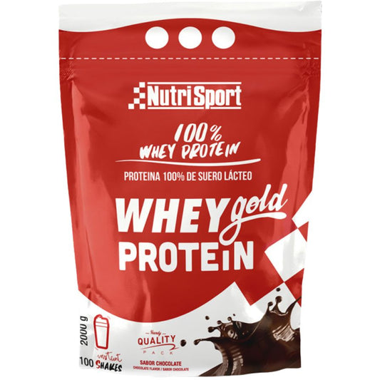 NUTRISPORT WHEY GOLD PROTEIN chocolate bolsa 2kg.