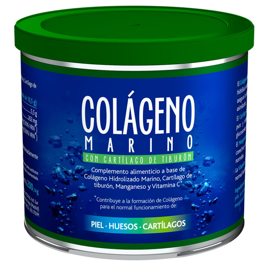 Colágeno Marino Tongil 200 g con Cartílago de Tiburón y Vitamina C