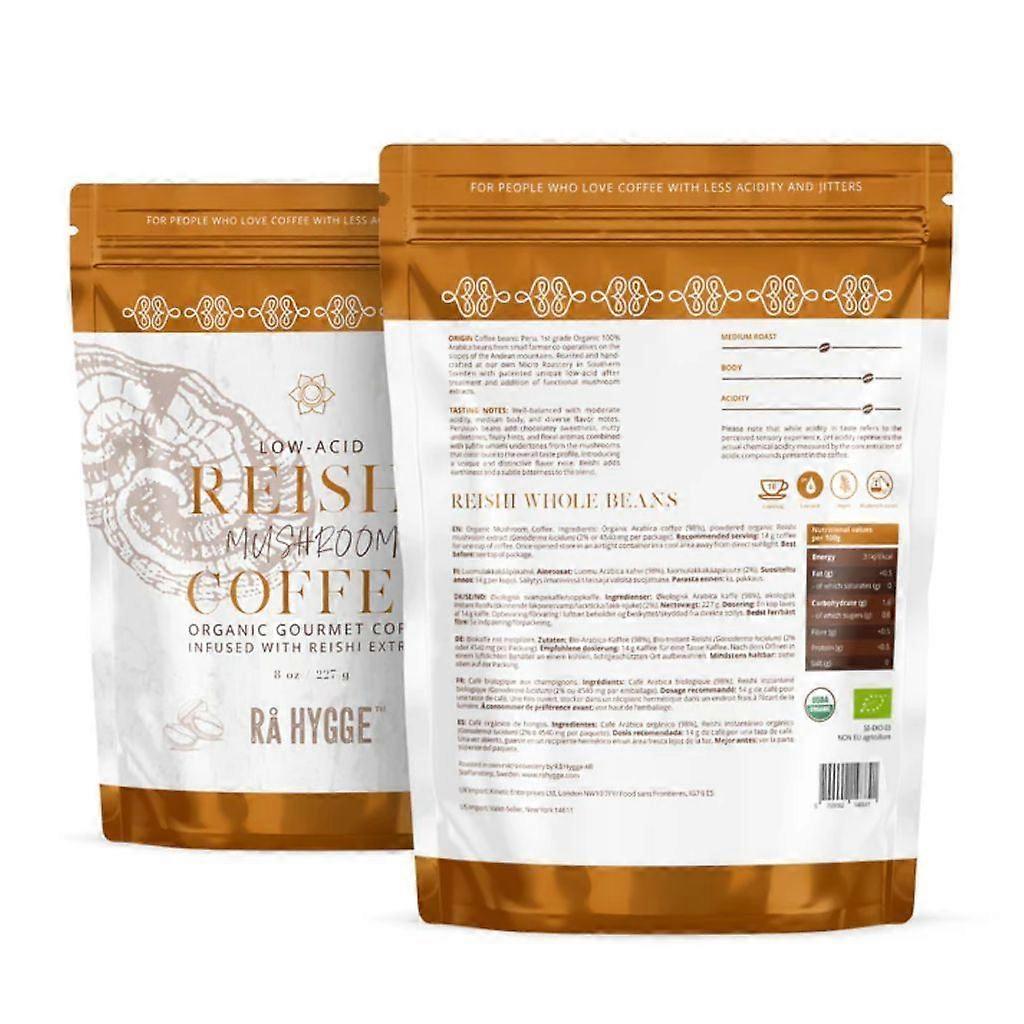 Rå Hygge BIO, café orgánico con hongo Reishi 100g