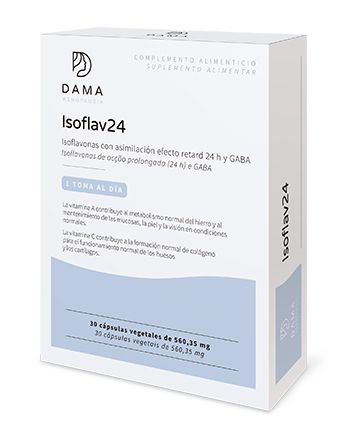 Isoflav24 de Herbora: 30 cápsulas de isoflavonas para menopausia