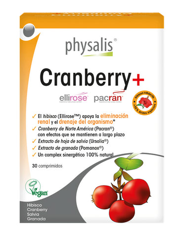 Cranberry+ Physalis: Suplemento Renal Natural de Alta Potencia 30 Comprimidos