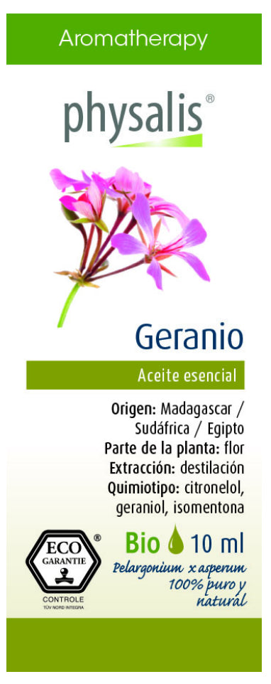 Aceite esencial de geranio puro 10 ml – aroma calmante y revitalizante