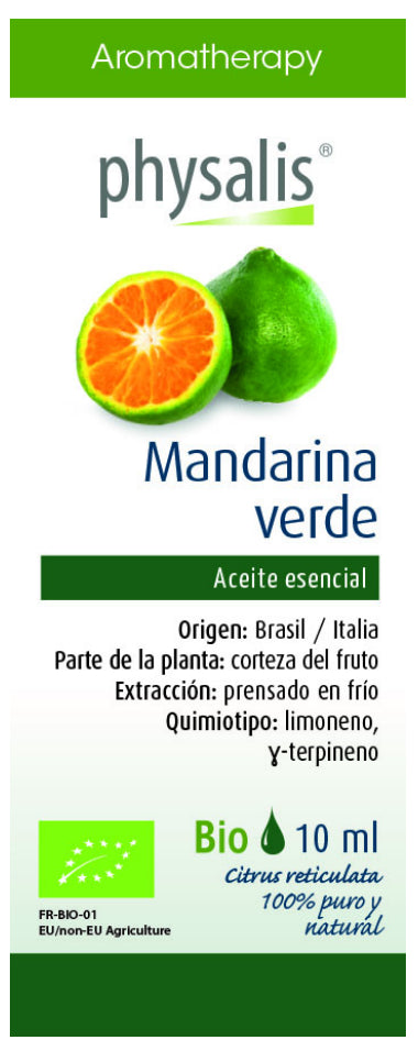 Aceite esencial de mandarina verde 10 ml Physalis