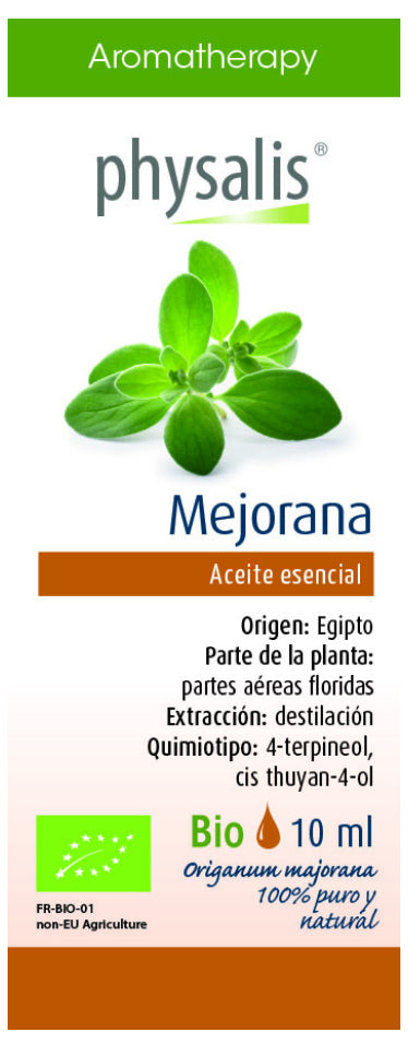Aceite esencial de Mejorana 10 ml – Calmante natural y digestivo
