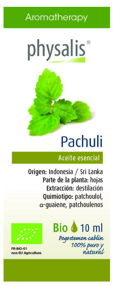 Aceite esencial de Pachulí puro 10 ml – aroma calmante y concentrador