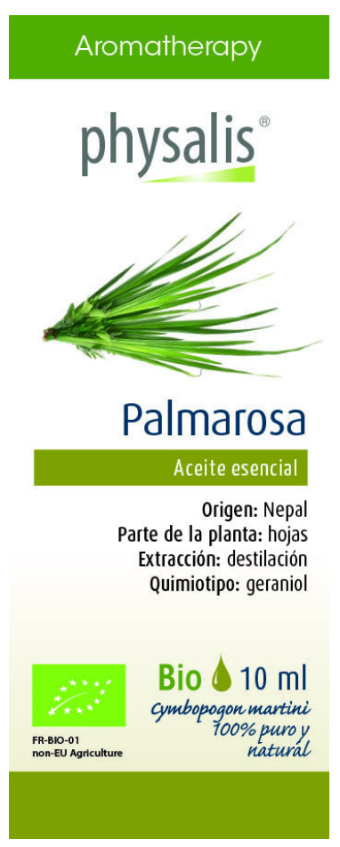 Aceite esencial de Palmarosa 10 ml – Tónico hidratante natural