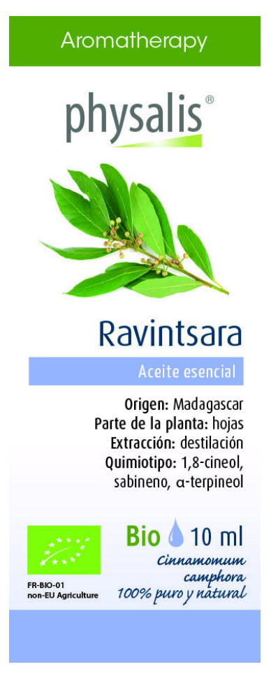 Aceite esencial de Ravintsara 10 ml – Physalis, alta pureza natural