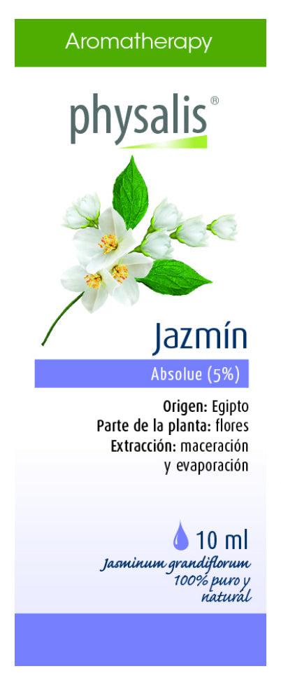 Aceite esencial de jazmín 5% – Physalis, 10 ml, aroma calmante