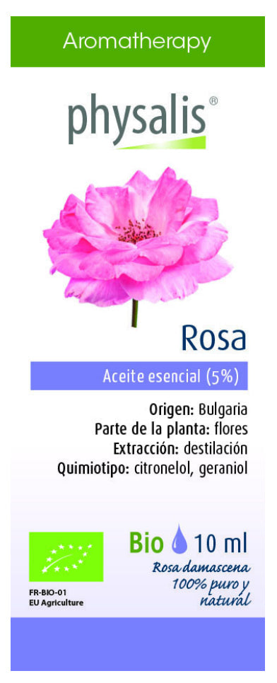 Aceite esencial de rosa 5% - 10 ml - Physalis