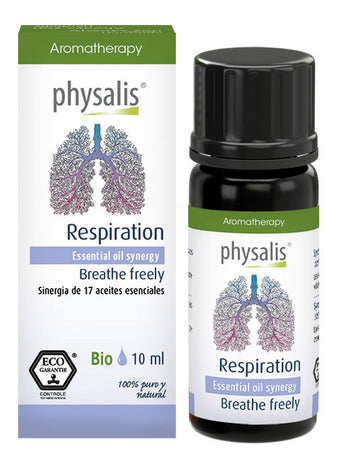Sinergia Respiration Physalis 10 ml Aceite Esencial Respiratorio Biológico Calma