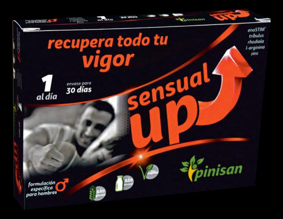 Suplemento Sexual Sensual UP de Pinisan 30 Cápsulas Potenciadoras