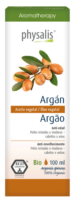 Aceite Vegetal de Argán Orgánico Physalis 100ml Hidratante