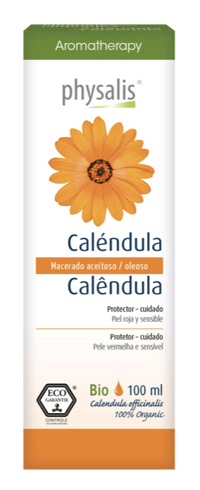 Aceite Vegetal de Caléndula Bio Physalis 100 ml Calmante Natural