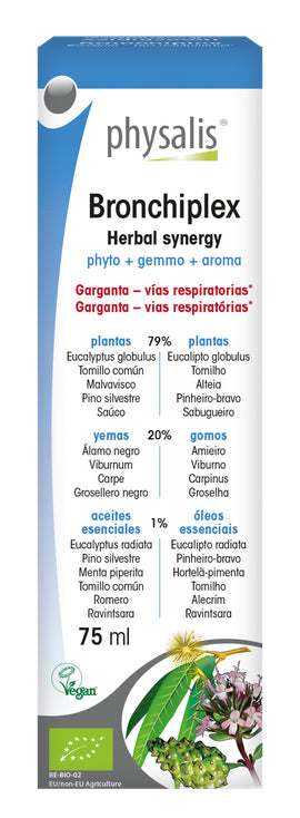 Bronchiplex Physalis 75 ml Alivio Natural para Vías Respiratorias