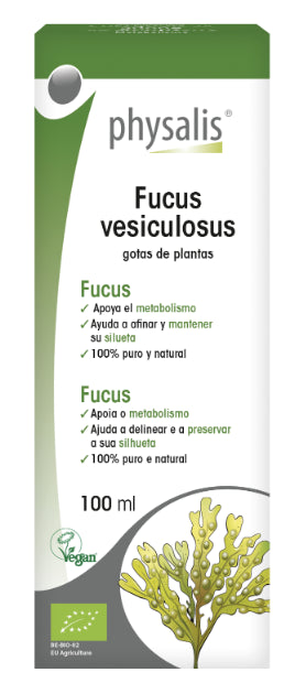 Tintura líquida de Fucus Physalis 100 ml para metabolismo