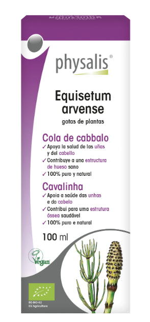 Tintura Physalis Cola Caballo 100ml, Refuerzo Uñas y Cabello