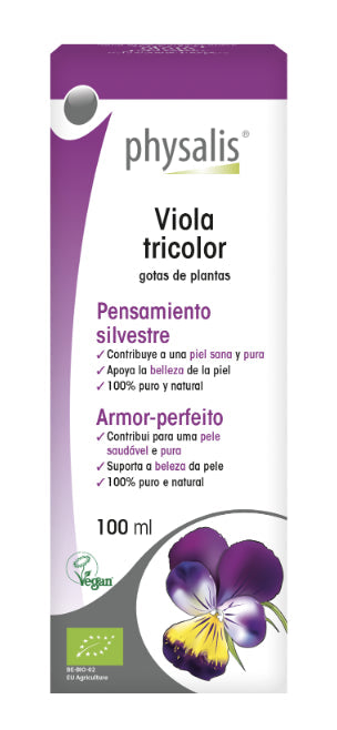 Tintura de Pensamiento Silvestre 100ml - Extracto Natural de Physalis